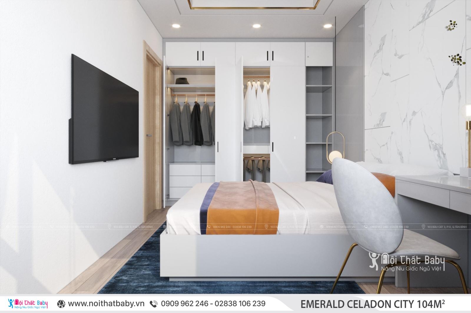 Tổng hợp các mẫu thiết kế nội thất Chung cư Emerald Celadon City